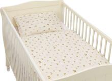 Fillikid Bed Sets Art.021-19 Rainbow Beige Kokvilnas gultas veļas komplekts no 2 daļam