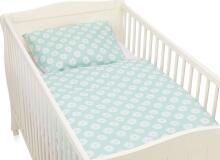 Fillikid Bed Sets Art.021-40 Circles Ocean Kokvilnas gultas veļas komplekts no 2 daļam