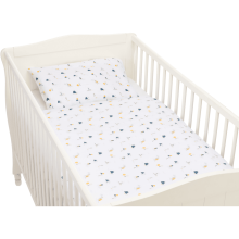Fillikid Bed Sets Art.021-41 Village White Kokvilnas gultas veļas komplekts no 2 daļam