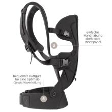 Fillikid Front Carrier Art.156837 Black 2-in-1 baby carrier (3.6 to 15 kg)