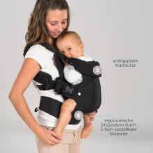 Fillikid Front Carrier Art.156837 Black 2-in-1 baby carrier (3.6 to 15 kg)