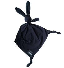 La Bebe™ Sleep Comforter Art.156856 Black Bunnies Mīksta miega lupatiņa