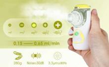 Feellife Mesh Air Art.156985 Yellow Портативный паровой ингалятор(небулайзер)