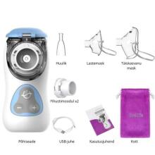 Feellife Mesh Air Art.156986 Blue Портативный паровой ингалятор(небулайзер)