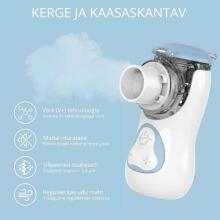 Feellife Mesh Air Art.156986 Blue Портативный паровой ингалятор(небулайзер)