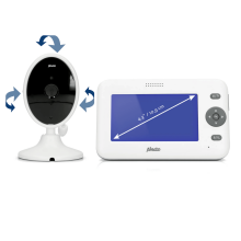 Alecto Baby Monitor 4.3" Art.DBX-140 Mobilā aukle