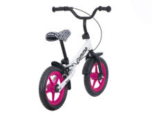 Ikonka Gimme Nemo Balance Bike with break Art.KX3983_1 in Pink Balansa velosipēds