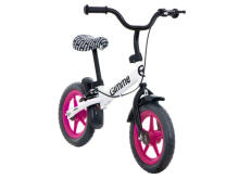 Ikonka Gimme Nemo Balance Bike with break Art.KX3983_1 in Pink Balansa velosipēds