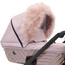 Kunert Pram hood fur Art.157000 Pink Kažokādas vāciņš uz kapuces bērnu ratiņiem