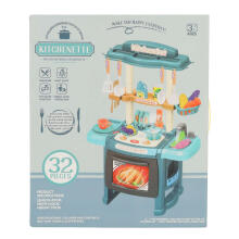 Ikonka Plastic Kitchen Art.KX4306 Кухня с аксессуарами и световыми эффектами