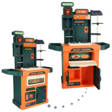 Ikonka Plastic Kitchen Art.KX4304 Virtuve ar piederumiem un gaismas efektiem