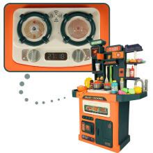 Ikonka Plastic Kitchen Art.KX4304 Virtuve ar piederumiem un gaismas efektiem