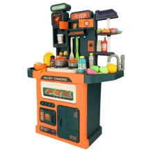 Ikonka Plastic Kitchen Art.KX4304 Virtuve ar piederumiem un gaismas efektiem