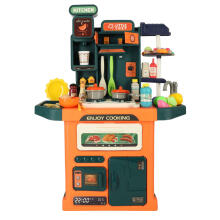 Ikonka Plastic Kitchen Art.KX4304 Virtuve ar piederumiem un gaismas efektiem