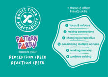 FLEXIQ Galda spēle ´´Pattern Party!´´