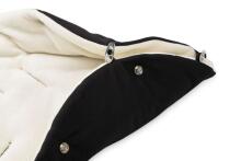 Sensillo Eskimo Art.SILLO-8330 Black Спальный мешок  для коляски на натуральной овчинке