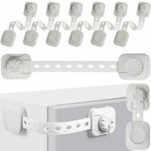 Security - lock for Ruhhy cabinets Art.21913  universalios spynos (6 vnt.)
