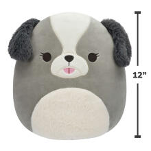 SQUISHMALLOWS W17 Plīša rotaļlieta, 30 cm