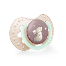 LOVI Silikona dinamiskais knupis, 6-18m, 2 gab., Night&Day, Girl, 22/915girl