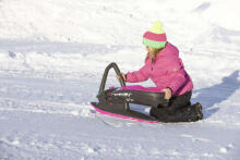 Gizmo Riders Skidrifter Sled Art.711211 Monster Pink Bērnu kvalitatīvas ragavas