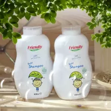 Friendly Organic Shampoo  Art.15728 free organic and unscented hair and body wash for babies, 400 ml