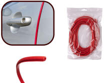 Ikonka Art.KX6862_4 Car door edge bumper profile 5m red
