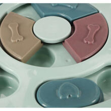 Ikonka Art.KX5769 Dog bowl slow eating puzzle toy blue
