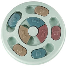 Ikonka Art.KX5769 Dog bowl slow eating puzzle toy blue