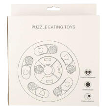 Ikonka Art.KX5769 Dog bowl slow eating puzzle toy blue