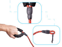 Ikonka Art.KX5627 Dog leash on rope durable reflective 2m