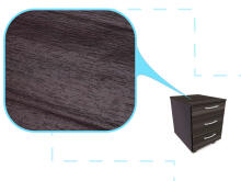 Ikonka Art.KX5524 Self-adhesive foil roll wallcovering oak dark grey 1,22x50m