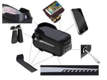 Ikonka Art.KX5341 Bike bag pannier waterproof phone holder