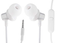 Ikonka Art.KX5323 L-BRNO 3.5mm wired jack earphones white