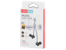 Ikonka Art.KX5321_1 L-BRNO Type-c wired in-ear headphones black