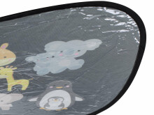 Ikonka Art.KX5295 Staatiline kardin päikesevarju autoakna katte ahv