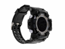 Ikonka Art.KX5268_1 Vīriešu militārais ūdensizturīgais LED pulkstenis SMAEL melns