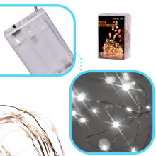 Ikonka Art.KX5253_1 LED decorative wire lights 10m 100LED cold white