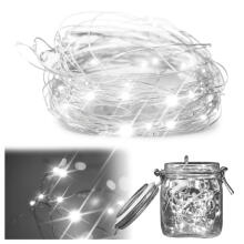 Ikonka Art.KX5253_1 LED decorative wire lights 10m 100LED cold white