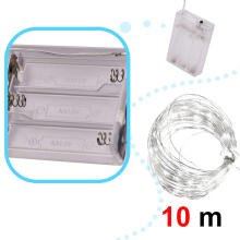 Ikonka Art.KX5253_1 LED decorative wire lights 10m 100LED cold white