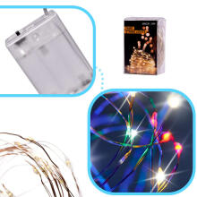 Ikonka Art.KX5253_2 LED decorative wire lights 10m 100LED multicolour