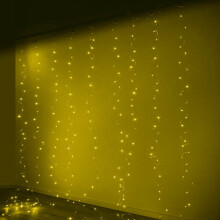 Ikonka Art.KX5242 LED curtain lights 3x3m 300LED warm white