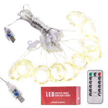 Ikonka Art.KX5242 LED curtain lights 3x3m 300LED warm white
