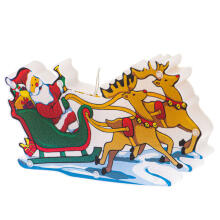Ikonka Art.KX5244_2 LED pendant lights Christmas decoration Santa's sleigh