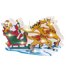Ikonka Art.KX5244_2 LED pendant lights Christmas decoration Santa's sleigh