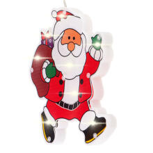 Ikonka Art.KX5244_3 LED kulonu gaismas Ziemassvētku rotājumi Santa ar dāvanām