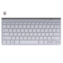 Ikonka Art.KX5112_1 Smart TV bezvadu tastatūra sudraba krāsā