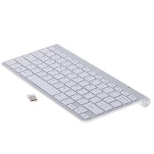Ikonka Art.KX5112_1 Smart TV bezvadu tastatūra sudraba krāsā