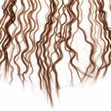 Ikonka Art.KX5081_1 Sintetiniai plaukai audimui afroloki rudos spalvos