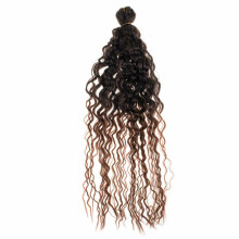 Ikonka Art.KX5081_1 Synthetic hair for weaving afroloki brown