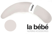 La Bebe™ Moon Maternity Pillow Cover Art.15748 Light Grey Satin
